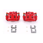 Power Stop 06-07 Subaru B9 Tribeca Front Red Calipers w/Brackets - Pair; 2006-2007