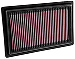 K&N Replacement Panel Air Filter 2015 Mercedes Benz C250 2.0L L4; 2015-2015