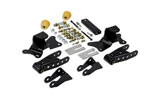 Belltech SHACKLE AND HANGER KIT 88-96 GM C-2500 4inch; 1988-1996