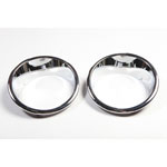 Rugged Ridge Headlight Bezels Chrome 07-18 Jeep Wrangler JK; 2007-2018