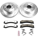 Power Stop 16-18 Nissan Titan XD Front Z36 Truck & Tow Brake Kit; 2016-2018