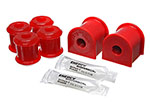 Energy Suspension 00-04 Dodge Dakota 4WD / 00-03 Durango 4WD Red 15mm Rear Sway Bar Bushing Set; 2000-2004