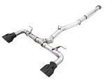 AWE Subaru BRZ / Toyota GR86 / Toyota 86 Track Edition Cat-Back Exhaust- Diamond Black Tips; 2013-2023