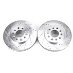 Power Stop 04-07 Ford Freestar Front Evolution Drilled & Slotted Rotors - Pair; 2004-2007