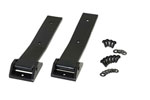 Kentrol 07-18 Jeep Wrangler JK Tailgate Hinge Pair - Powdercoat Black; 2007-2018