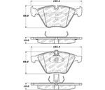 StopTech Street Select Brake Pads BMW 650i, Front