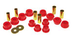 Prothane 91-95 Toyota MR2 Rear Control Arm Bushings (w/ Strut Rod Bushings) - Red; 1991-1995