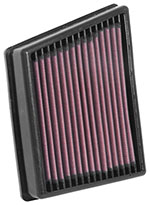 K&N 17-18 Ford Fiesta VII L4-1.0L F/I Drop In Air Filter; 2017-2018