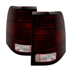 Xtune Ford Explorer 02-05 4Door OEM Style Tail Lights Red Smoked ALT-JH-FEX02-OE-RSM; 2002-2005