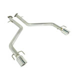 Remark 14-16 Lexus IS250/IS300/IS350 Axle-Back Exhaust w/ Titanium Stainless Double Wall Tip; 2014-2016