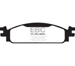 EBC 10 Ford Taurus 3.5 Redstuff Front Brake Pads; 2010-2010