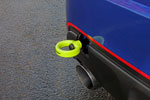 Perrin Subaru BRZ/Scion FR-S/Toyota 86 Tow Hook Kit (Rear) - Neon Yellow; 2013-2020