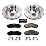 Power Stop 10-11 Ford Ranger Front Z23 Evolution Sport Brake Kit; 2010-2011