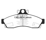 EBC 92-96 Chevrolet Caprice 4.3 Police Greenstuff Rear Brake Pads; 1992-1996