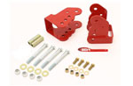 BMR 78-87 G-Body Bolt-On Control Arm Relocation Brackets - Red; 1978-1987