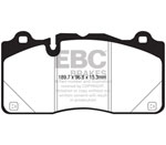 EBC 16-18 Cadillac CTS-V Redstuff Ceramic Low Dust Front Brake Pads; 2016-2018