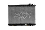 CSF 01-04 Nissan Frontier 3.3L OEM Plastic Radiator; 2001-2004