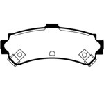 EBC 95-97 Nissan Sentra 1.6 Ultimax2 Rear Brake Pads; 1995-1997