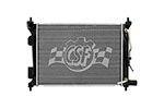 CSF 12-17 Kia Rio 1.6L OEM Plastic Radiator; 2012-2017