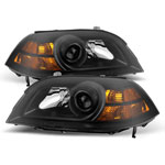 Xtune Acura Mdx 2004-2006 Crystal Headlights Black HD-JH-AMDX04-AM-BK; 2004-2006