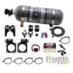 Nitrous Express Nissan GT-R Nitrous Plate Kit (35-300HP) w/Composite Bottle; 2009-2020