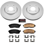 Power Stop 09-14 Nissan Cube Front Z17 Evolution Geomet Coated Brake Kit; 2009-2014