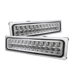 xTune Chevrolet C10 LED Bumper Lights - Chrome; 1988-1998