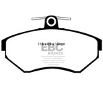 EBC 97-02 Volkswagen Cabriolet 2.0 Greenstuff Front Brake Pads