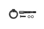 Perrin 14-19 Subaru Forester/Ascent Tow Hook Kit (Rear) - Black; 2014-2019