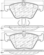 StopTech Sport Brake Pads BMW Z4, Front