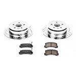 Power Stop 95-99 Toyota Celica Rear Z23 Evolution Sport Brake Kit; 1995-1999