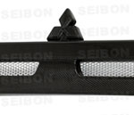 Seibon 08-10 Mitsubishi Lancer Evo X OEM Carbon Fiber Front Grill; 2008-2010