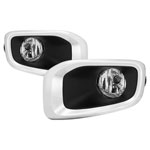 Spyder 15-17 Jeep Renegade OEM Fog Lights w/Switch & Cover - Clear (FL-JREN-T-C); 2015-2017