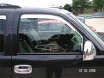 Putco 00-06 Chevrolet Tahoe (Front Only) Element Chrome Window Visors; 2006-2006