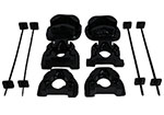 Energy Suspension 97-01 Honda CR-V 4WD Black Motor Mount Insert Set; 1997-2001