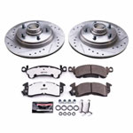 Power Stop 85-89 Buick Electra Front Z26 Street Warrior Brake Kit; 1985-1989