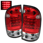 Spyder Toyota Tacoma LED Tail Lights - Red Clear - (ALT-YD-TT01-LED-RC)