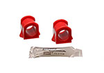 Energy Suspension 95-99 Nissan Maxima Red 20mm Front Sway Bar Frame Bushings; 1999-1999