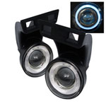 Spyder Dodge Ram 1500 Halo Projector Fog Lights - Clear - (FL-P-DRAM94-HL); 1994-2001