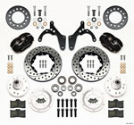 Wilwood Forged Dynalite Front Kit 11.00in Drilled 59-64 Chevy Impala / 63-64 Corvette; 1959-1964