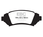 EBC 05 Buick Le Sabre (FWD) 3.8 (16in Wheels) Redstuff Front Brake Pads