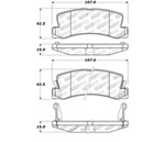 StopTech Street Brake Pads Toyota Celica GTS, Rear