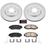 Power Stop 12-15 Nissan Armada Front Z17 Evolution Geomet Coated Brake Kit; 2012-2015