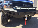 Addictive Desert Designs Chevy Silverado 2500 HoneyBadger Front Bumper w/ Winch Mount; 2015-2018