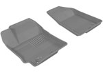 3D MAXpider 2012-2017 Kia Rio/Rio5 Kagu 1st Row Floormat - Gray; 2012-2017