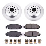 Power Stop 18-19 Jeep Wrangler Rear Z17 Evolution Geomet Coated Brake Kit; 2018-2024