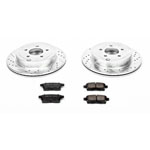 Power Stop 07-10 Ford Edge Rear Z23 Evolution Sport Brake Kit; 2007-2010