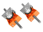 aFe Control PFADT Series Engine Mount Set; Chevrolet Corvette (C5/C6) 97-13 Orange; 1997-2013