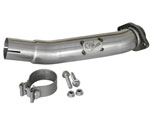 aFe Jeep Gladiator Twisted Steel Loop Delete Pipe 2-1/2" 409 Stainless Steel; 2020-2024