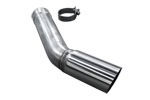 American Racing Headers Ford F250 7.3L Tail Pipe with Tip; 2020-2022